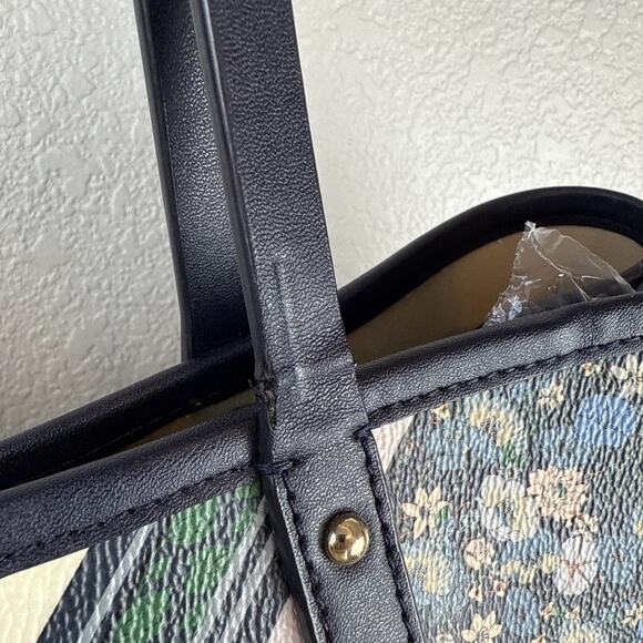 Tory Burch Multicolor Floral Tote - Picture 8 of 11